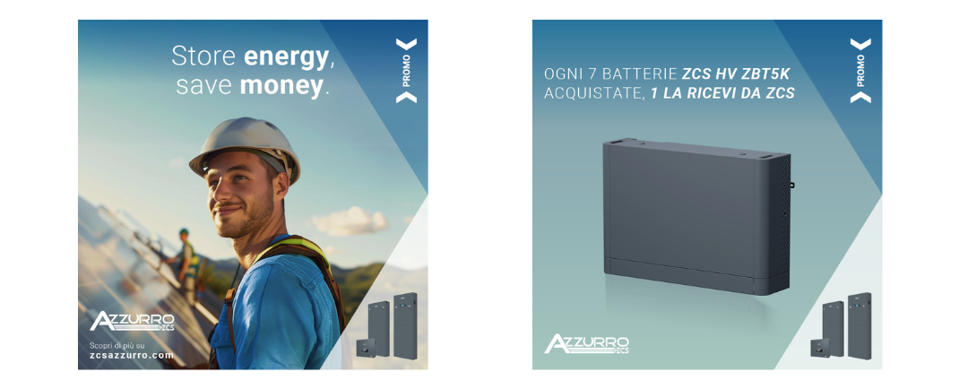 Zucchetti | PROMO Store Energy, Save Money.